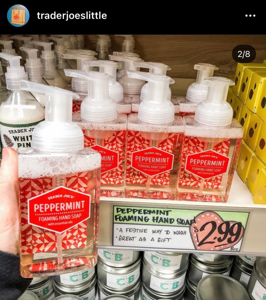 Trader Joes Peppermint Hand Soap