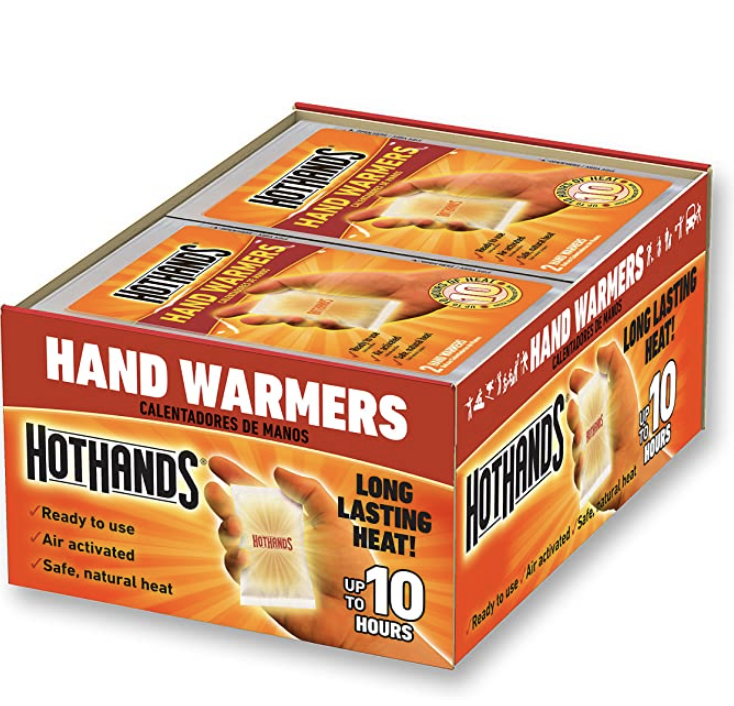 Hot hands for runners